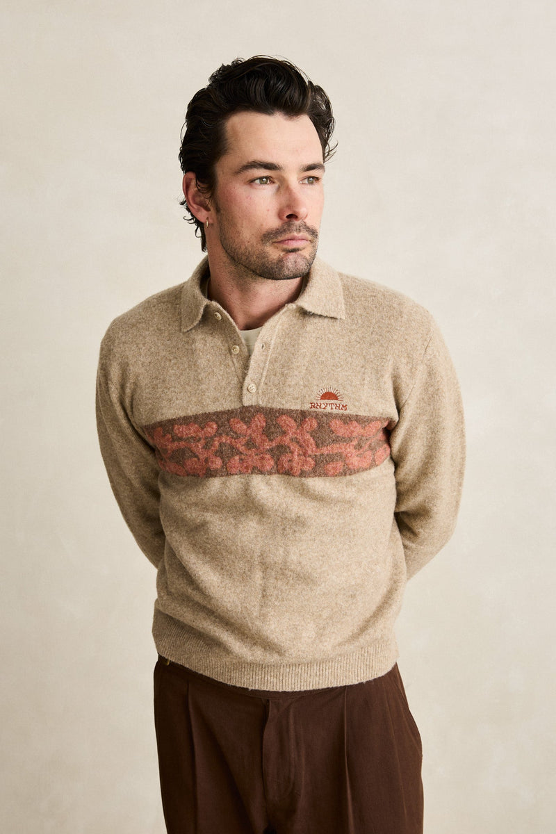 Floragraph Knit Sand