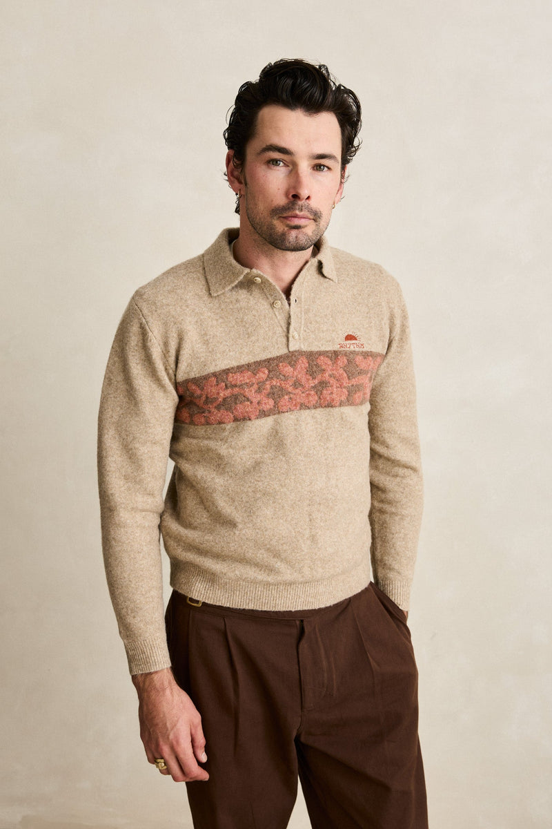 Floragraph Knit Sand