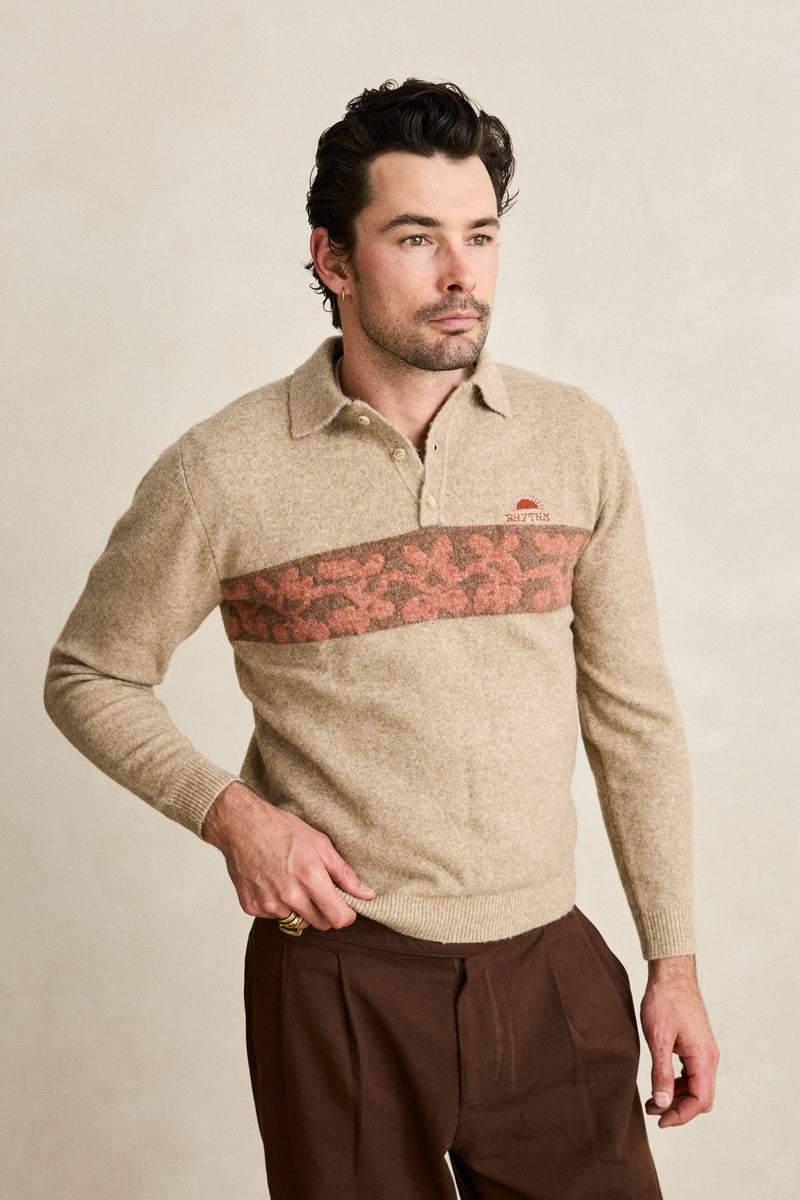 Floragraph Knit Sand