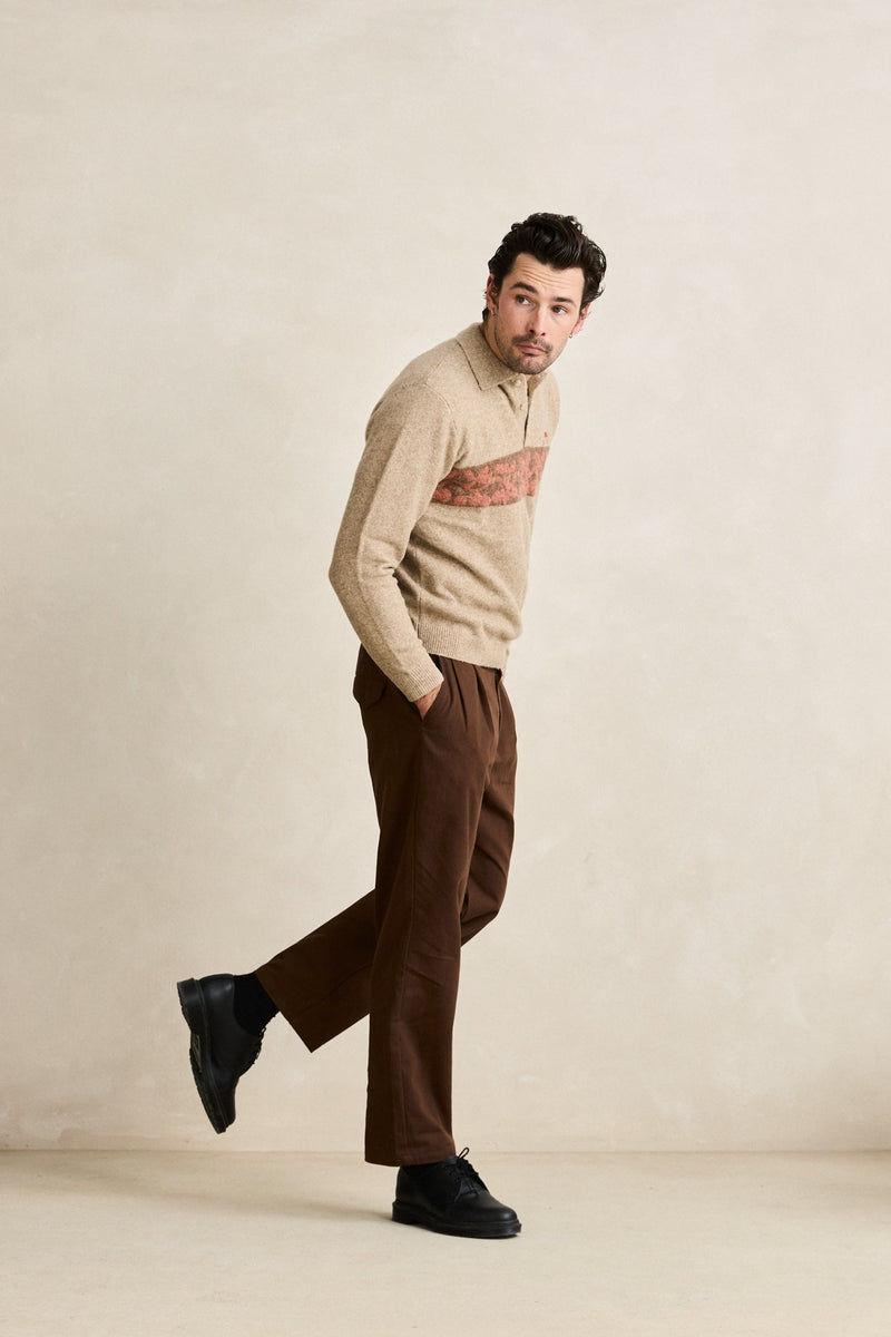 Floragraph Knit Sand