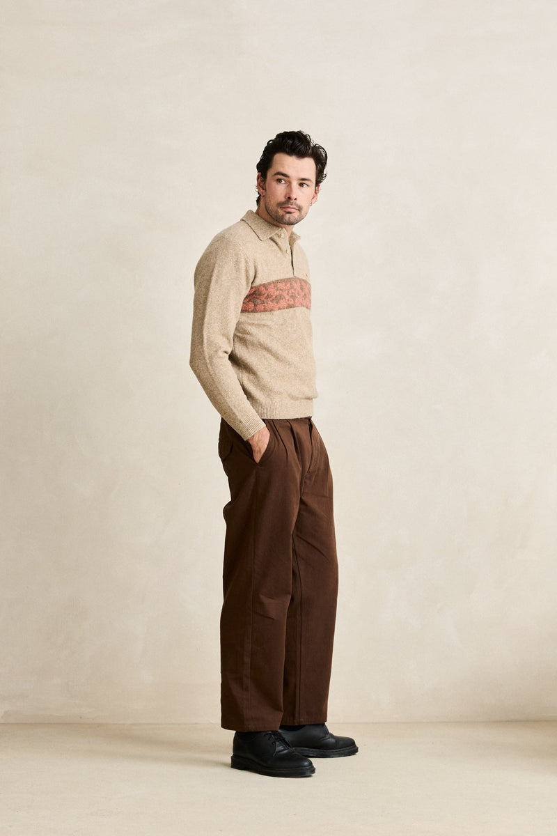 Floragraph Knit Sand