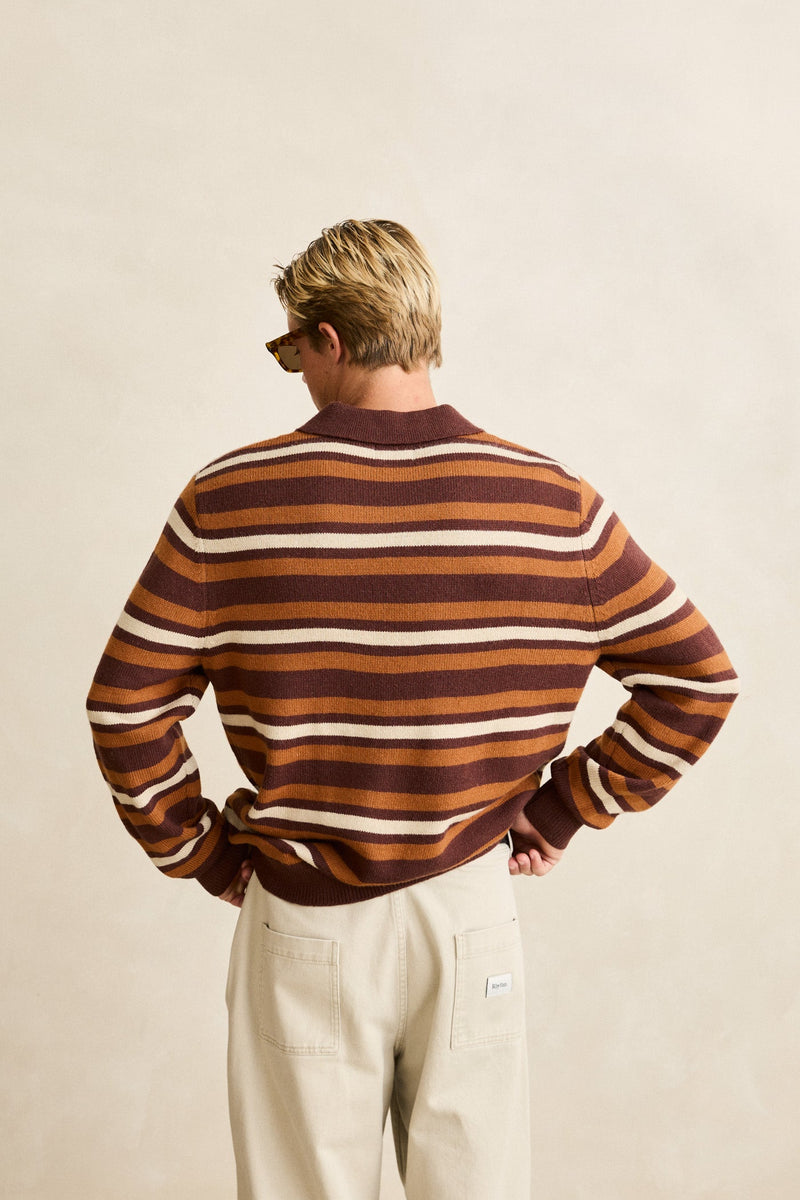 Striped Rugby Sweater Oak