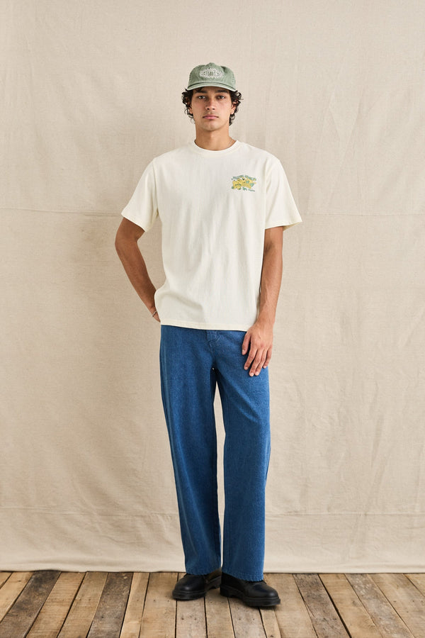 Polu Straight Jean Worn Indigo