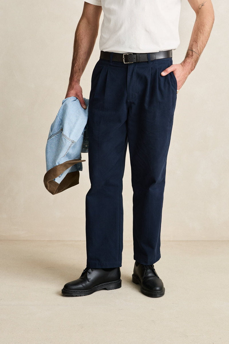 Twill Pressed Trouser Navy