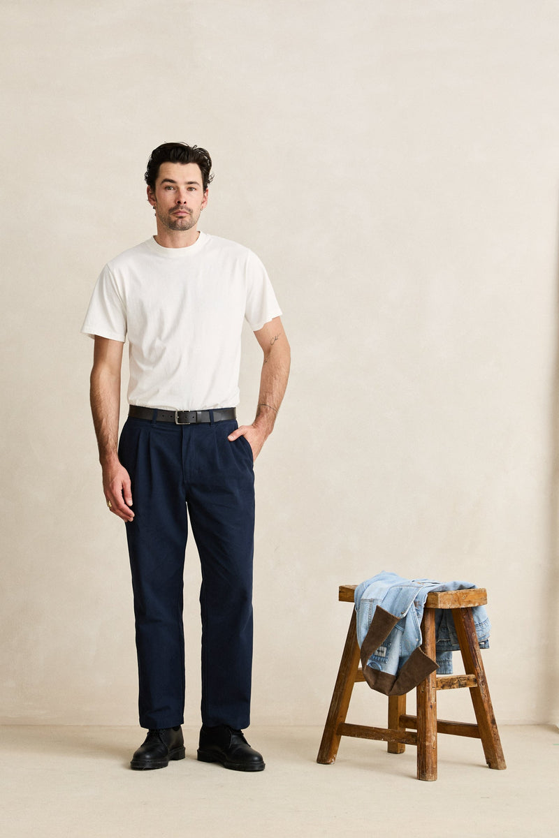 Twill Pressed Trouser Navy