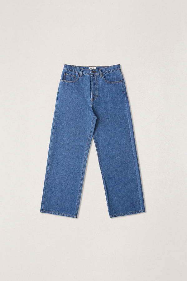 Essential Straight Leg Denim Jean Blue