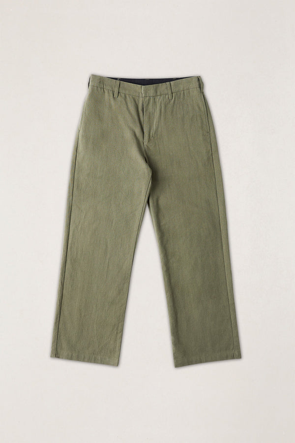 Monterey Slub Trouser Olive