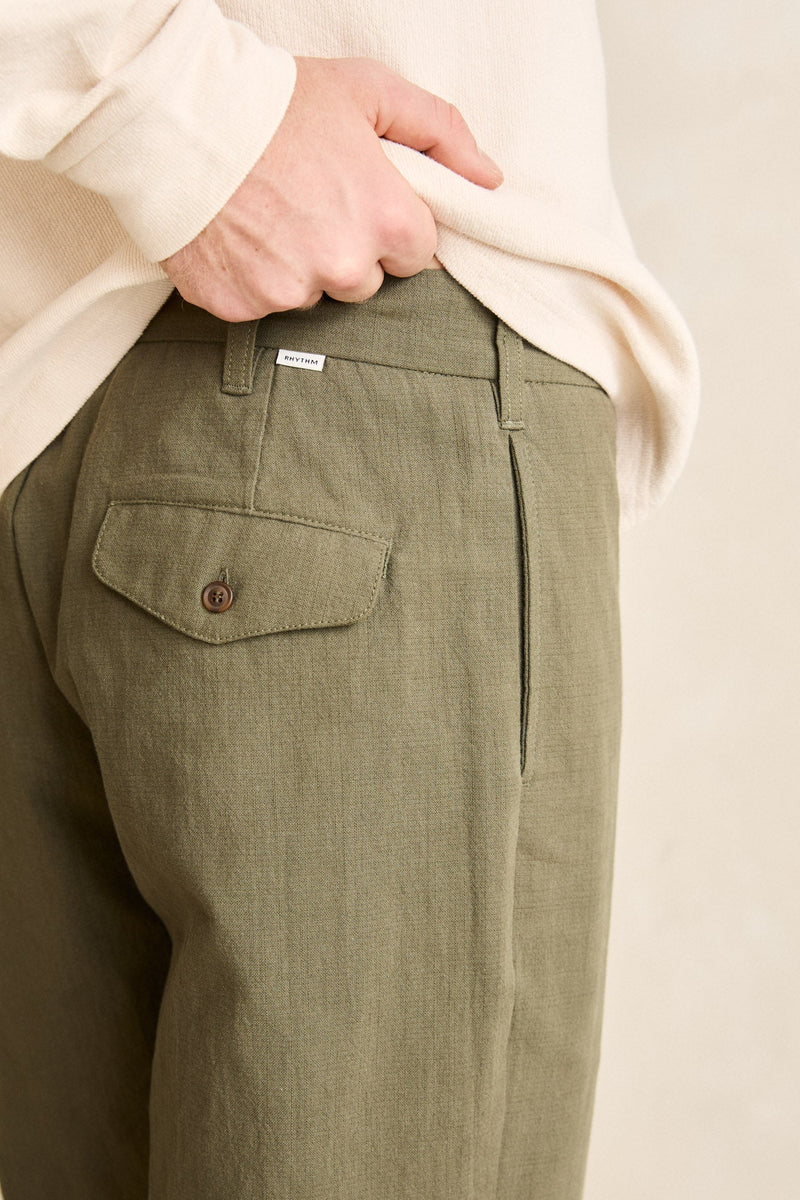 Monterey Slub Trouser Olive