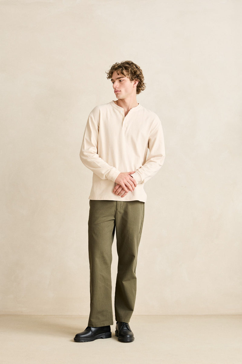 Monterey Slub Trouser Olive