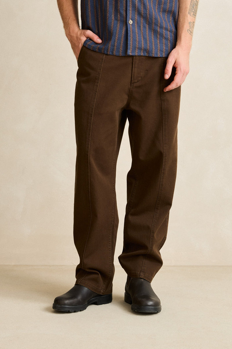 Straight Cut Slacks Chocolate