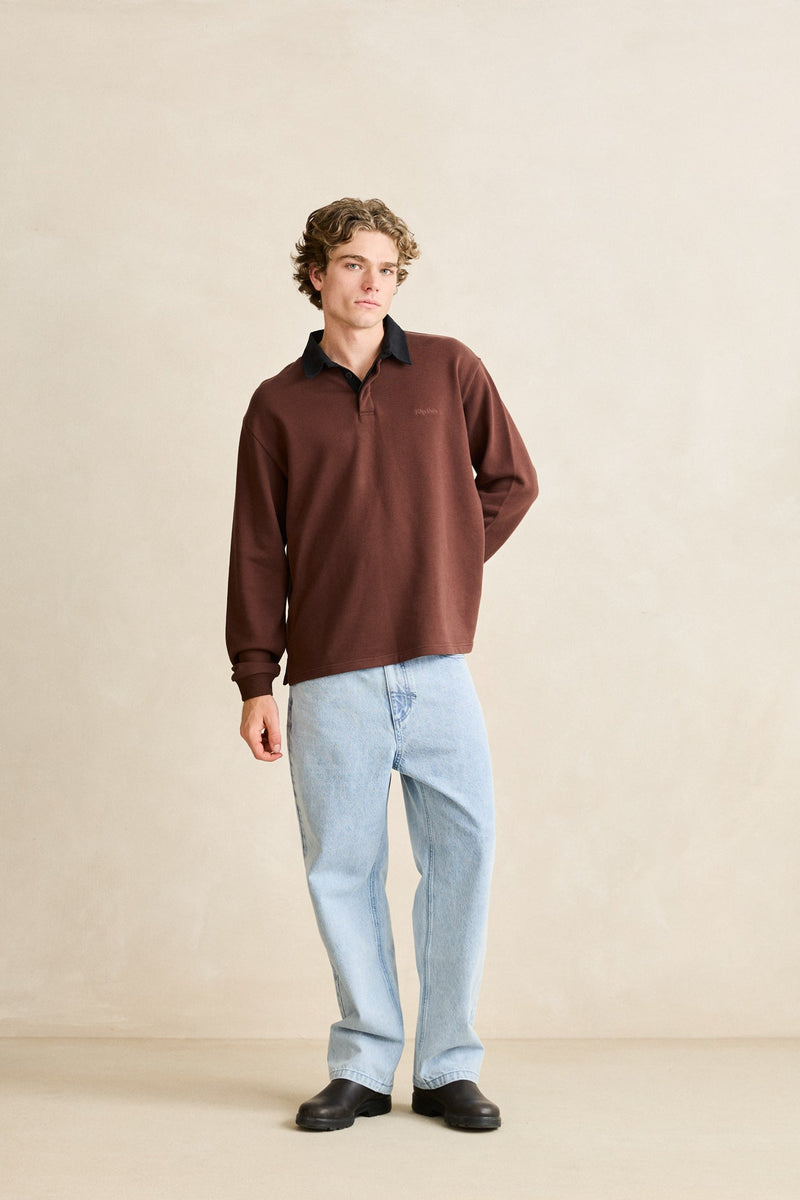 Relaxed Heavywash Jean Light Blue