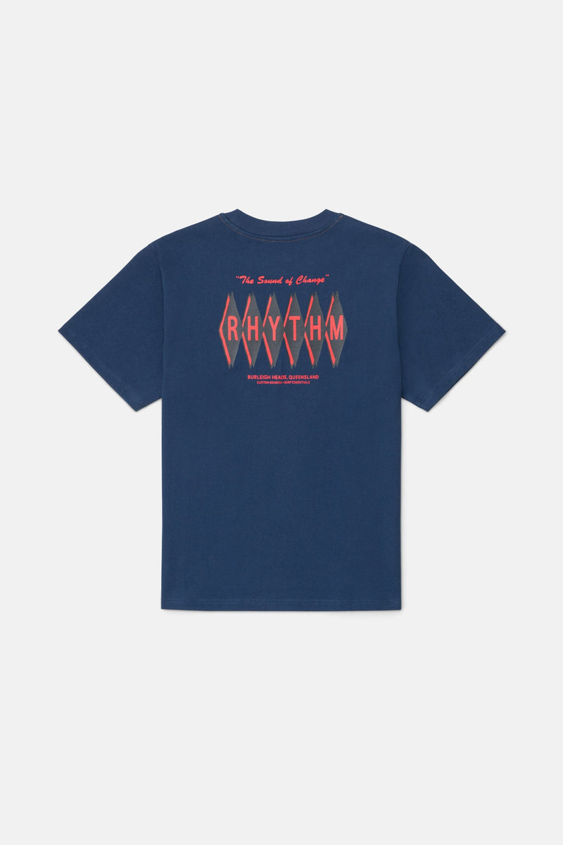 Poolroom Vintage Ss T-Shirt Navy