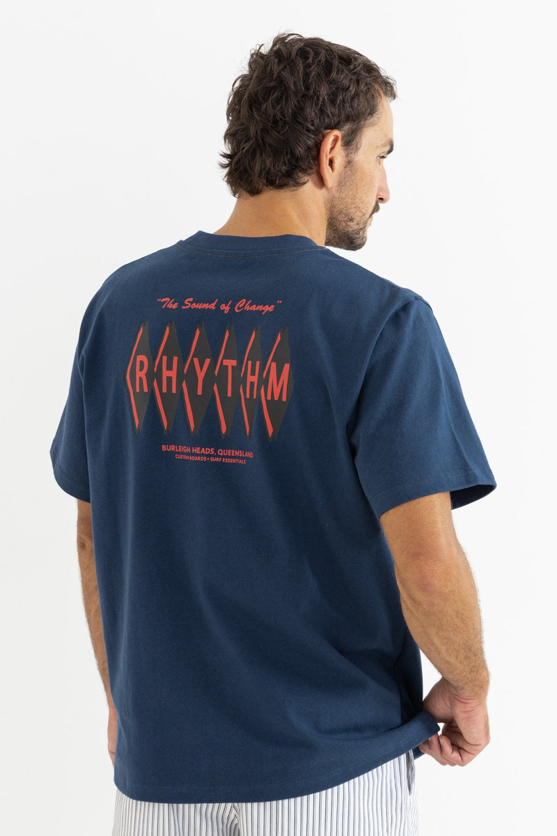 Poolroom Vintage Ss T-Shirt Navy