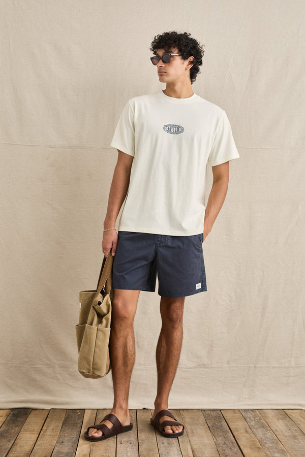 Breeze Ss T-Shirt Ecru