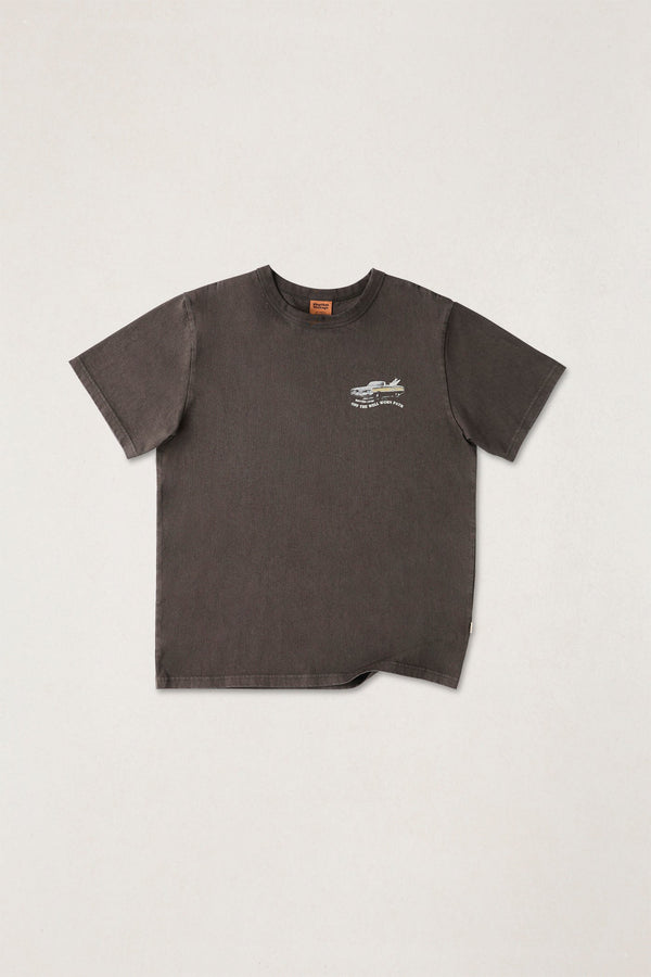 Heading West Vintage Ss T-Shirt Vintage Black