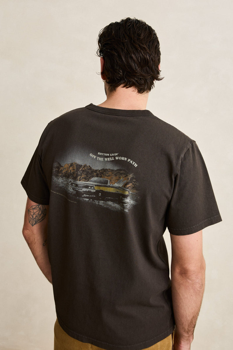 Heading West Vintage Ss T-Shirt Vintage Black