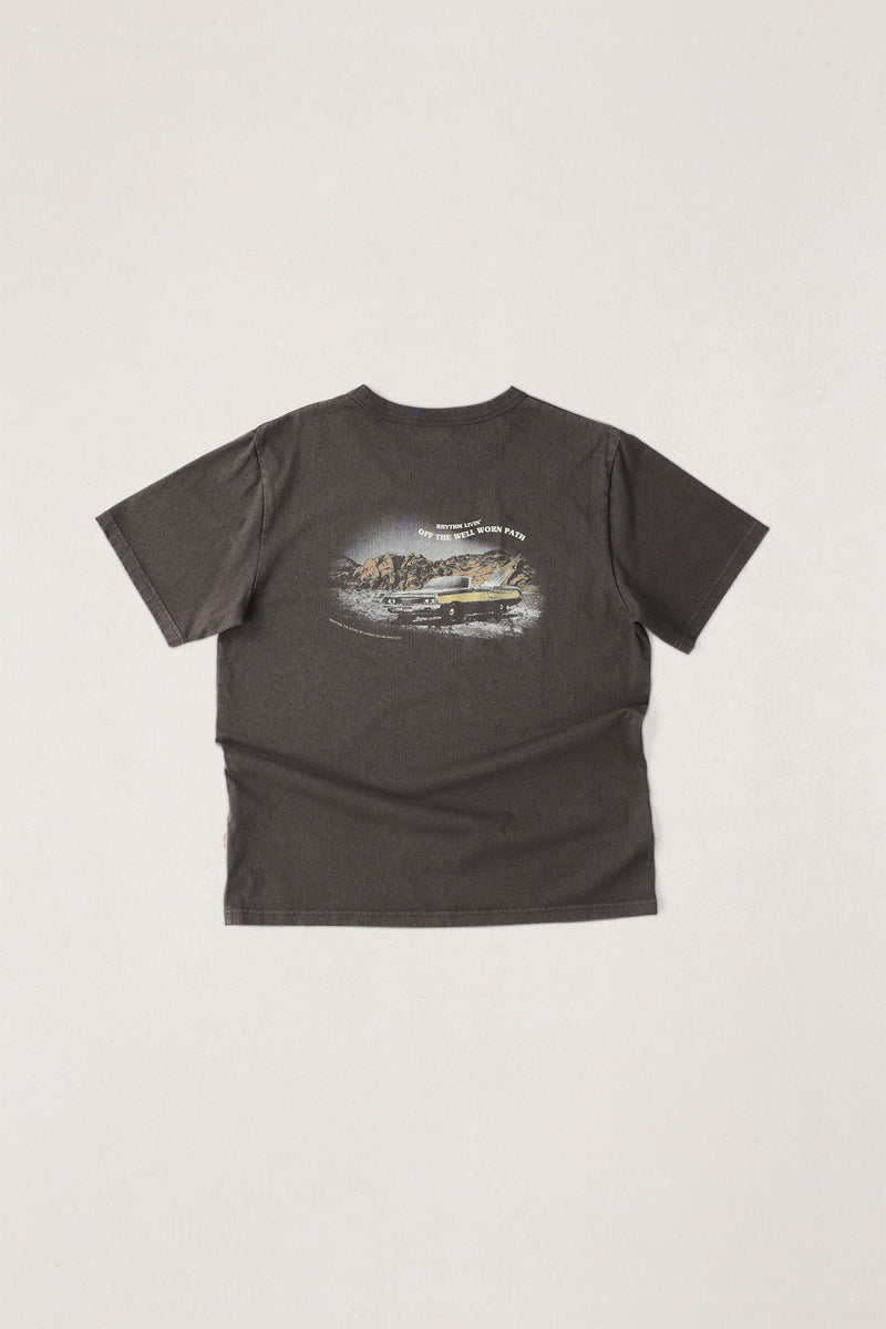 Heading West Vintage Ss T-Shirt Vintage Black
