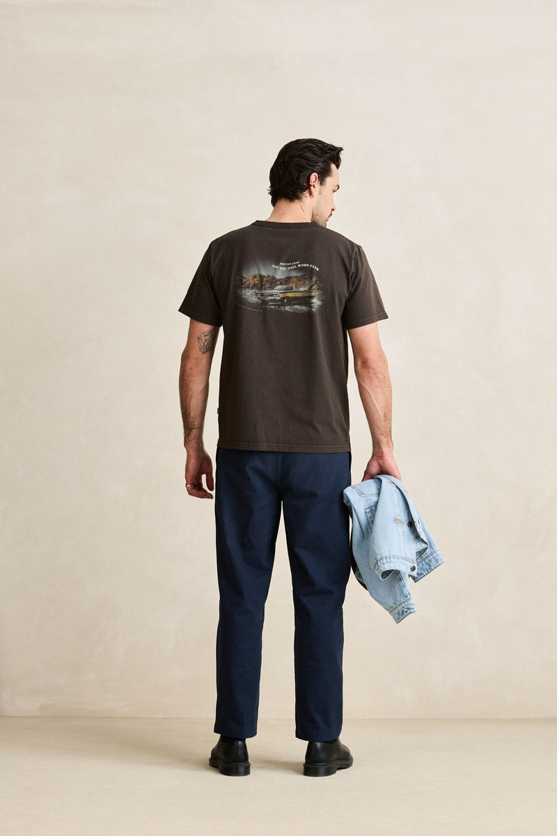 Heading West Vintage Ss T-Shirt Vintage Black