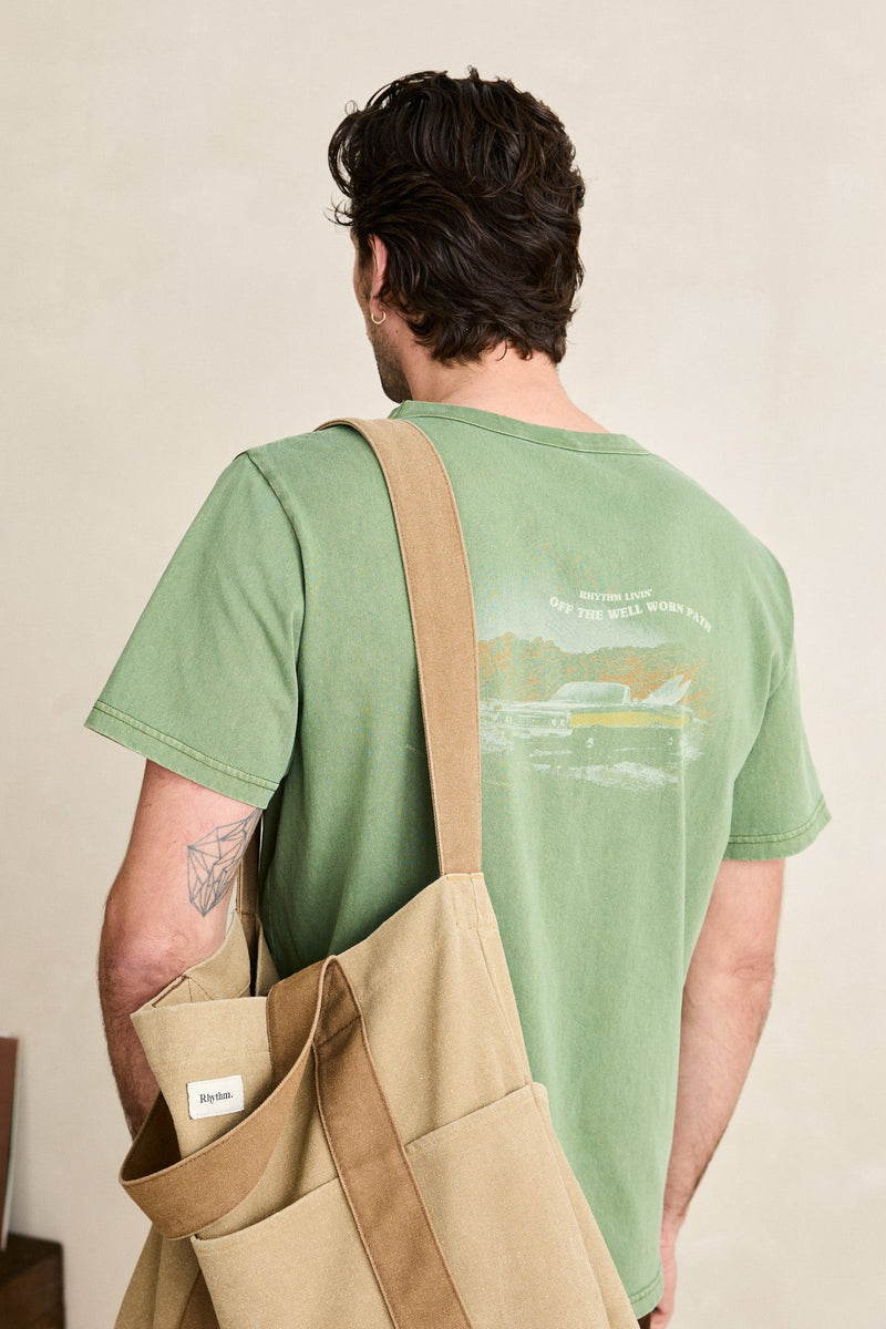 Heading West Vintage Ss T-Shirt Dill