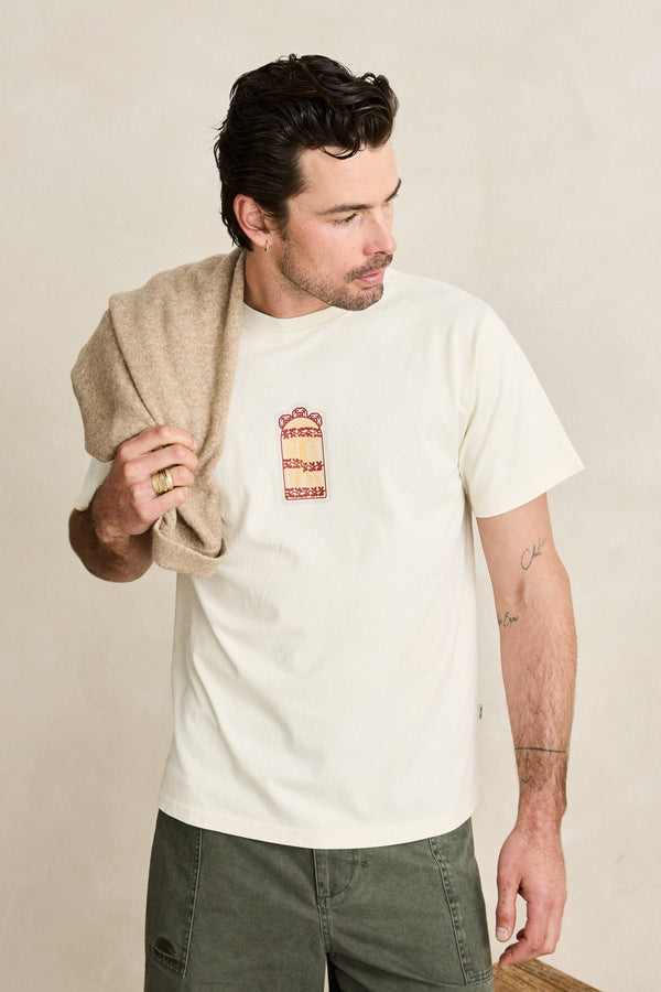 Pressed Petal Vintage SS T-Shirt Ecru