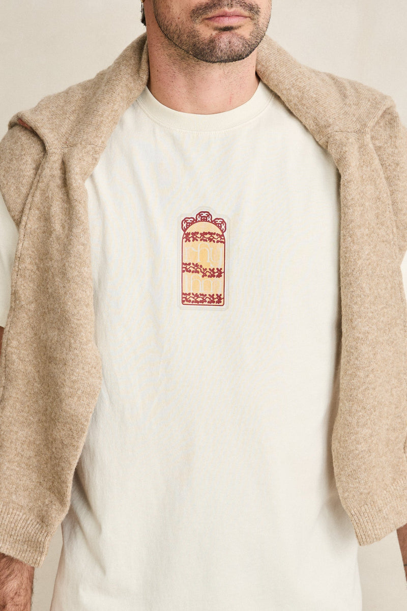Pressed Petal Vintage SS T-Shirt Ecru