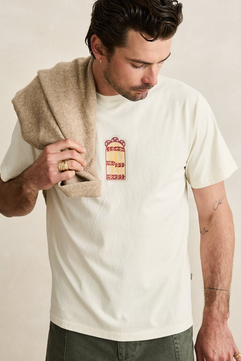 Pressed Petal Vintage SS T-Shirt Ecru
