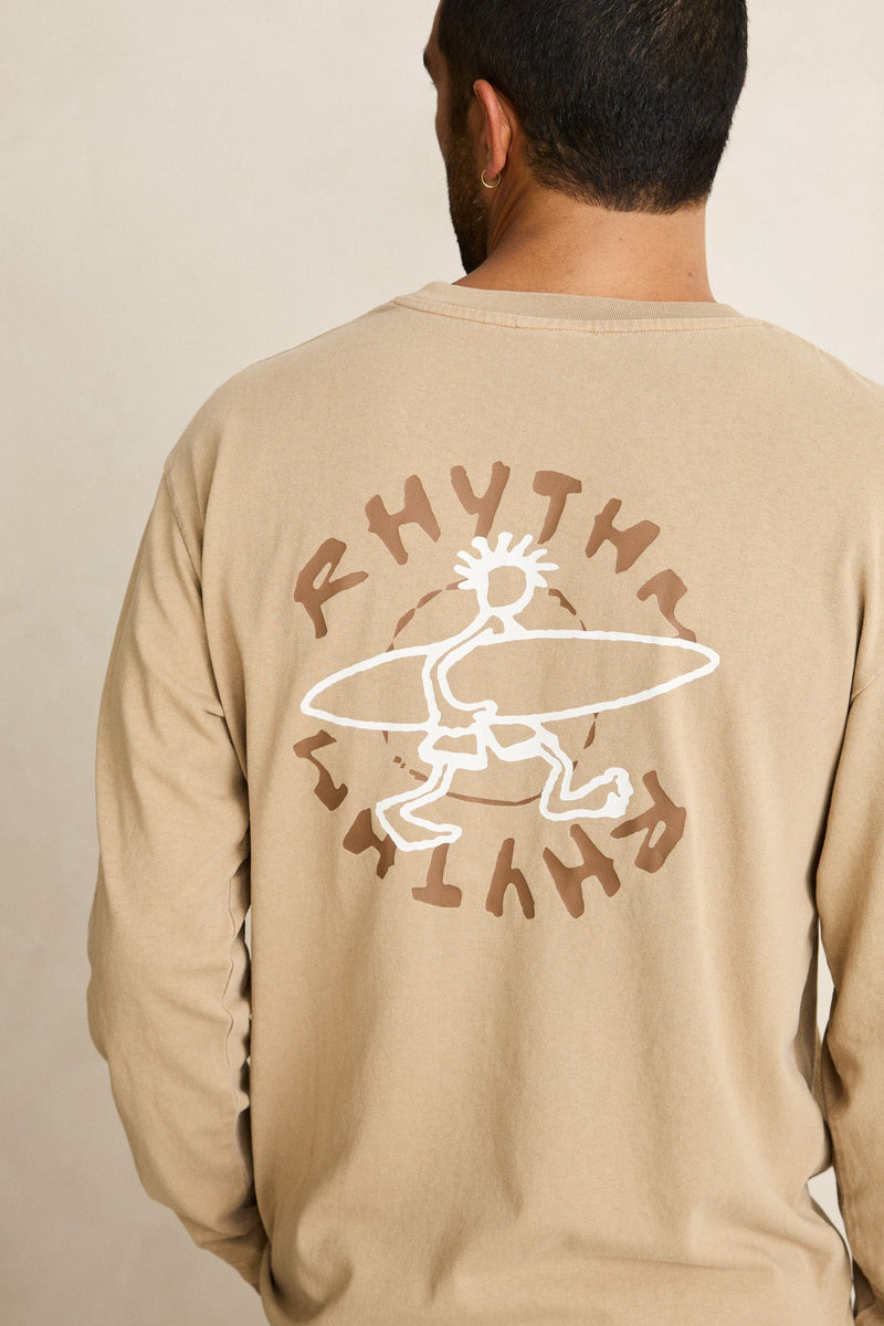 Jaunt Vintage Ls T-Shirt Macadamia