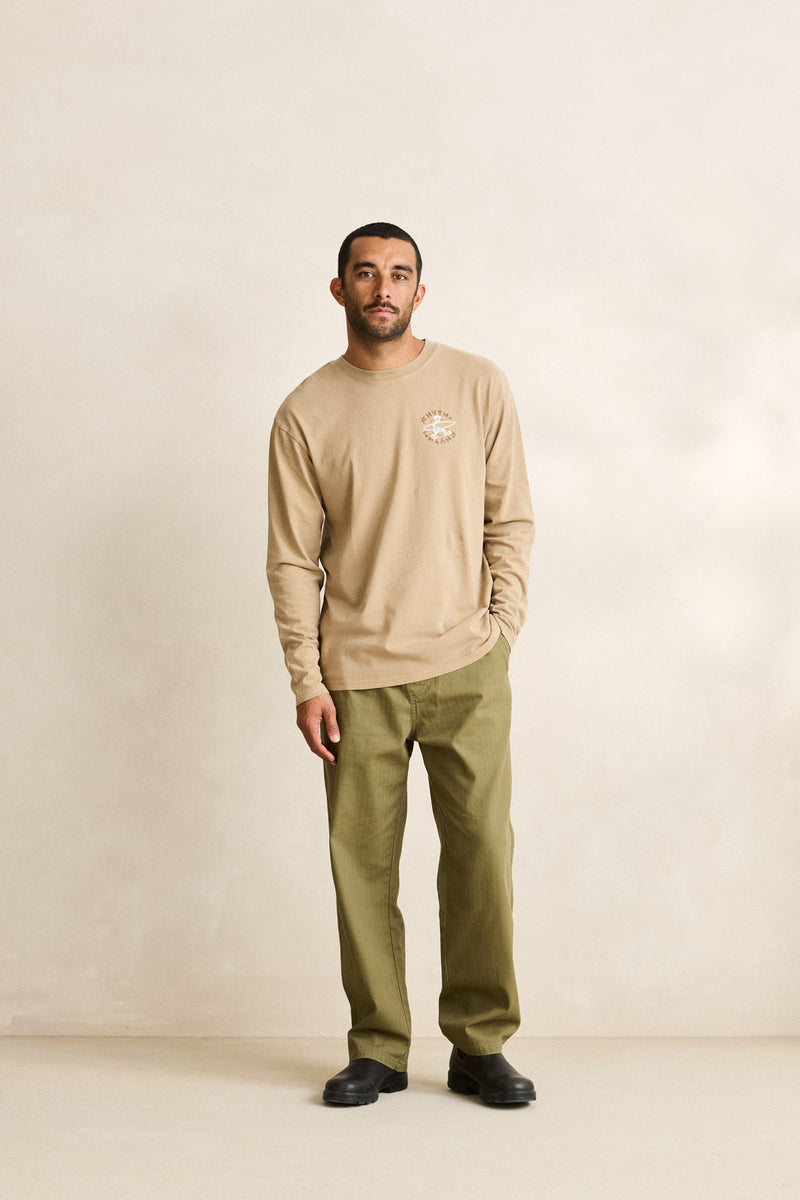 Jaunt Vintage Ls T-Shirt Macadamia
