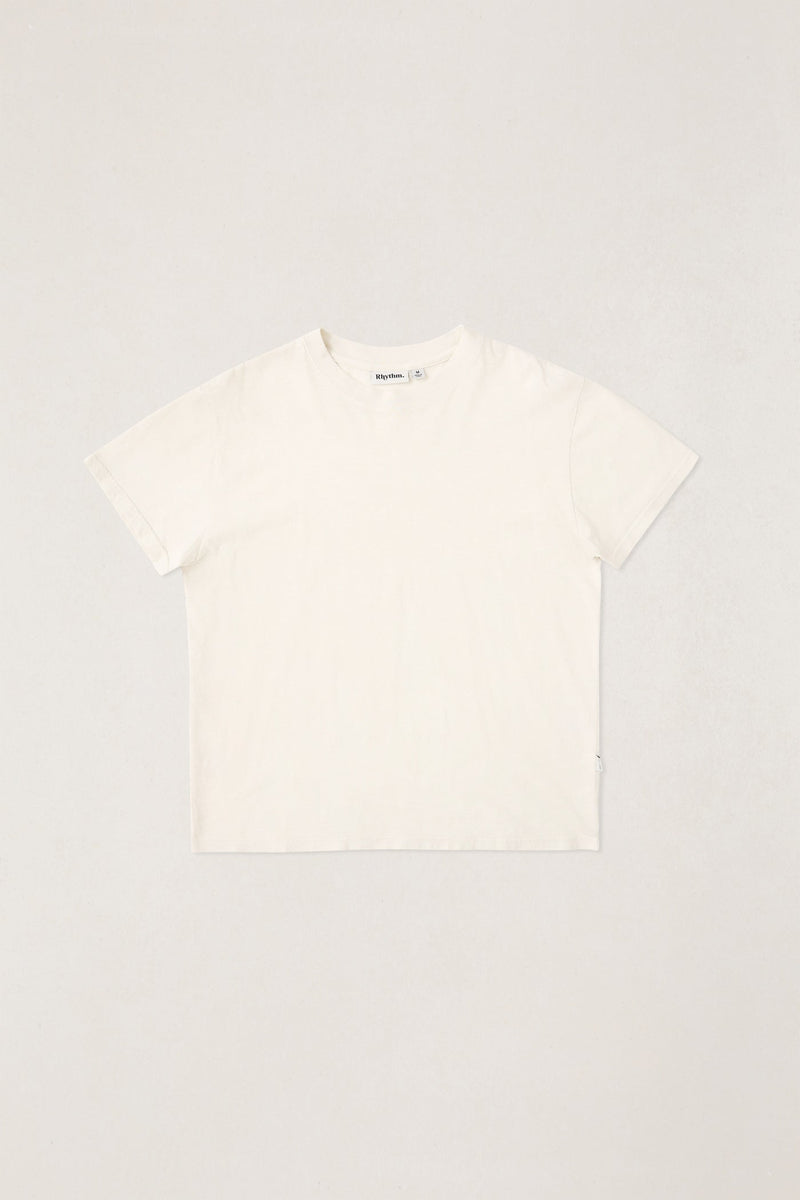 Essential Slub Band Ss T-Shirt Natural