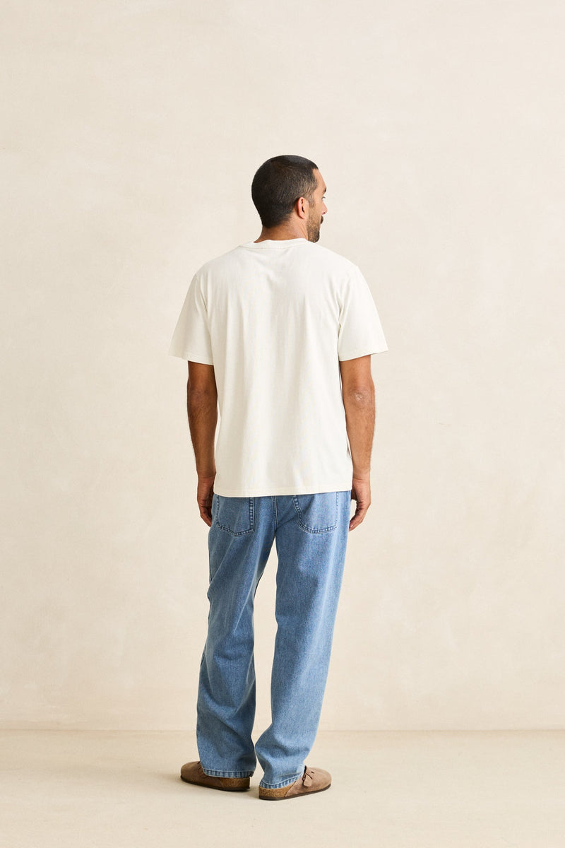 Essential Heavyweight Ss T-Shirt Natural