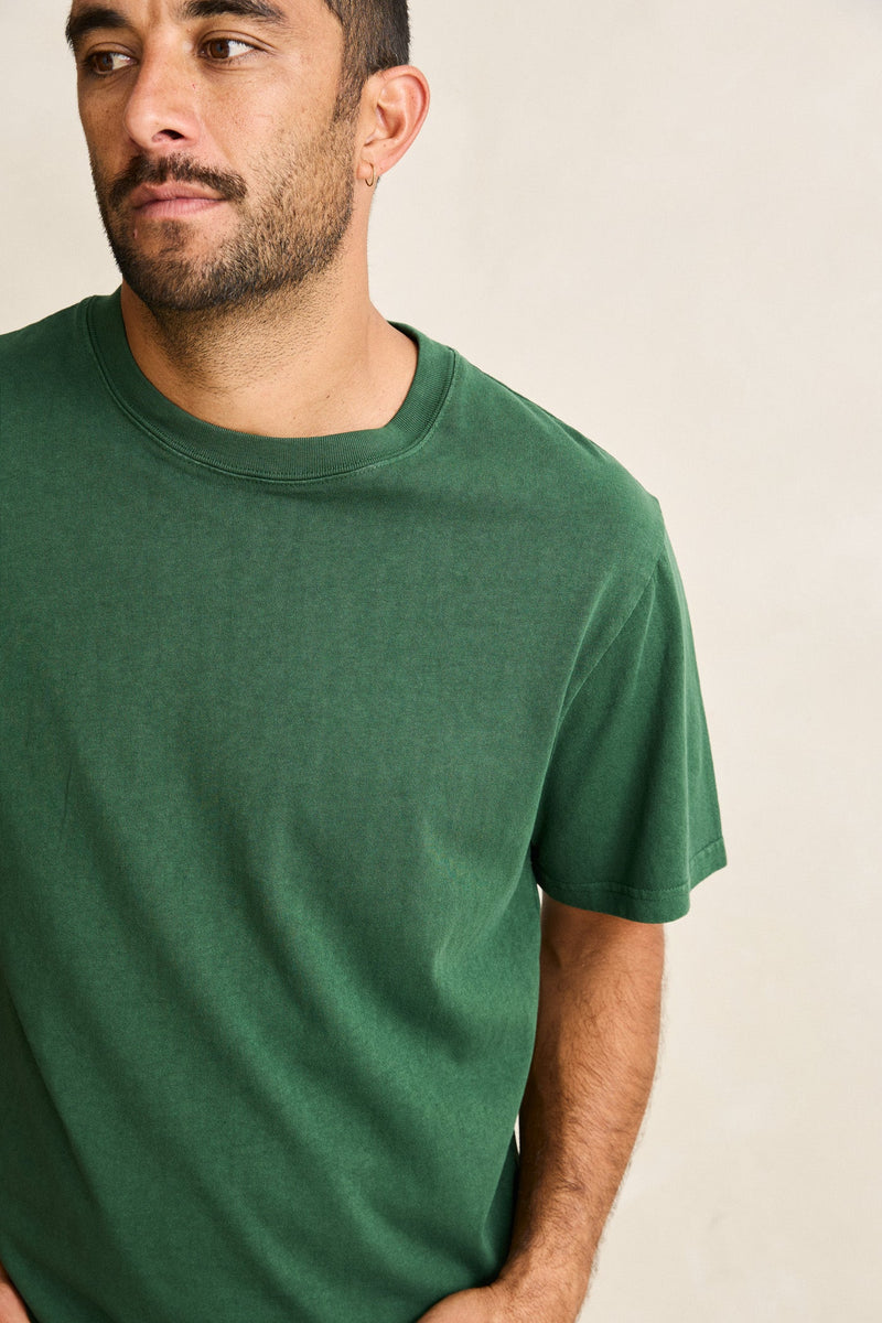 Essential Heavyweight Ss T-Shirt Pine
