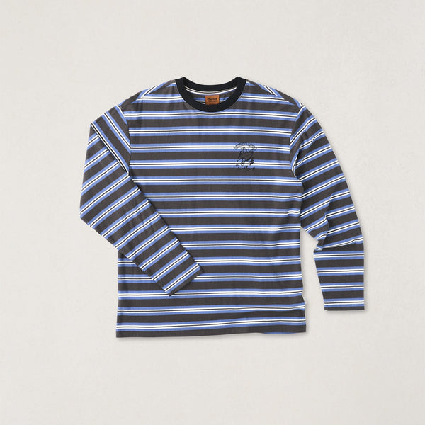 Peace Sun Vintage Stripe Ls T-Shirt Fog – Rhythm US