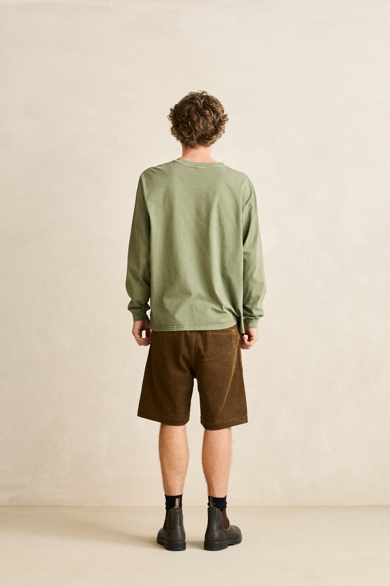 Aloha Rhythm Vintage Ls T-Shirt Olive