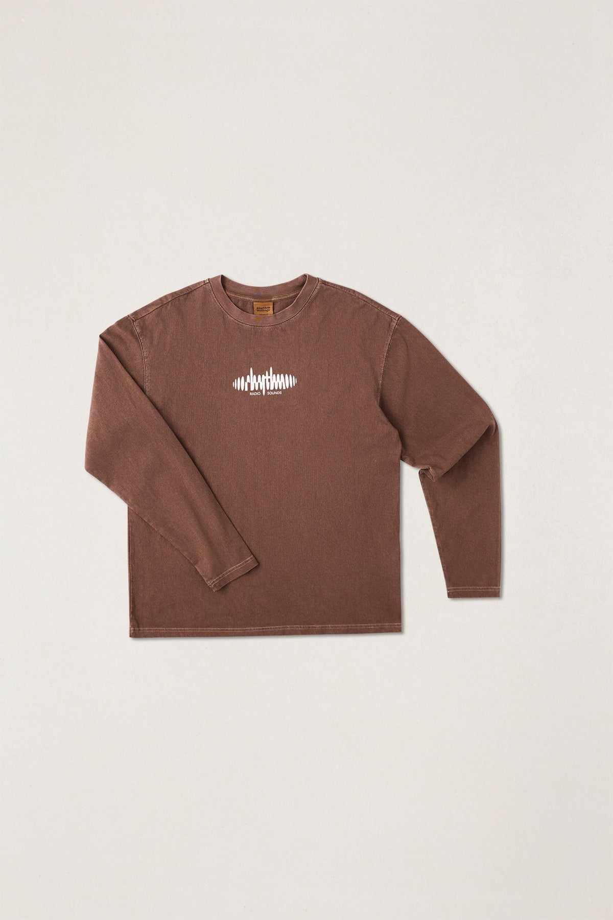 Sounds Contrast Band Ss T-Shirt Chocolate – Rhythm US