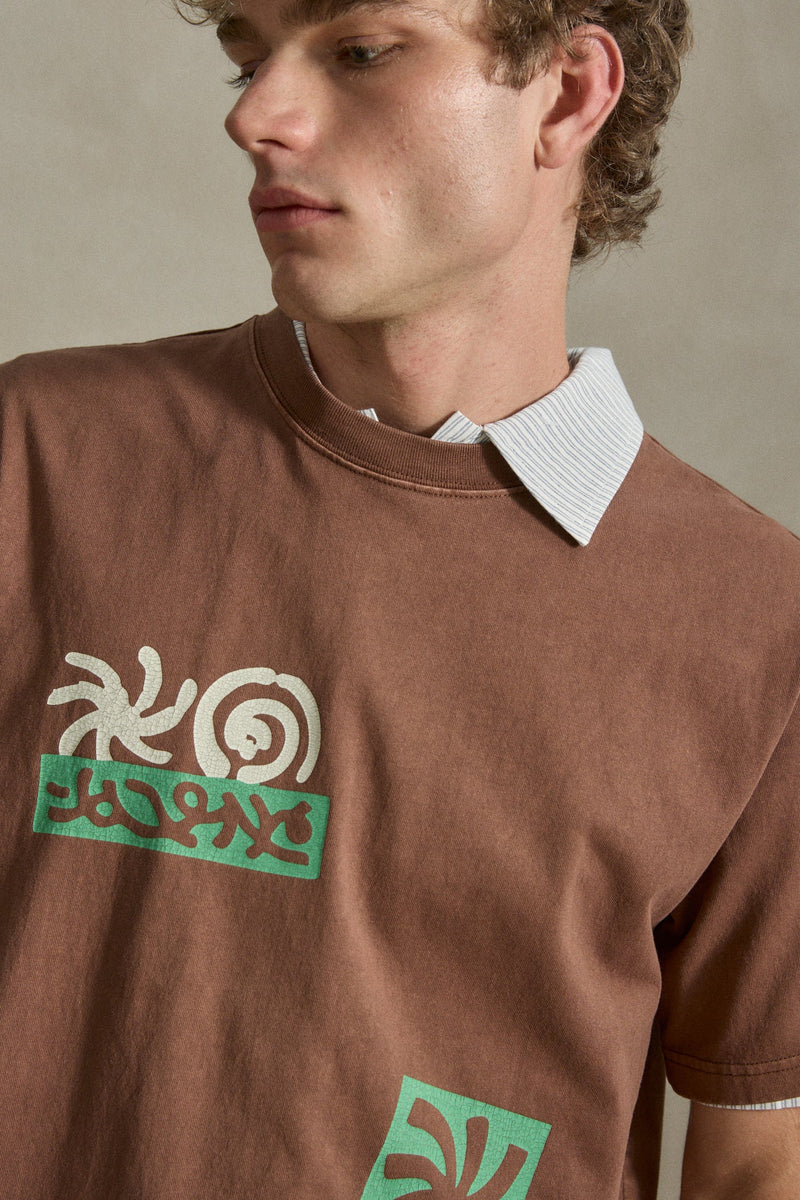 Ripple Vintage Ss T-Shirt Chocolate – Rhythm US
