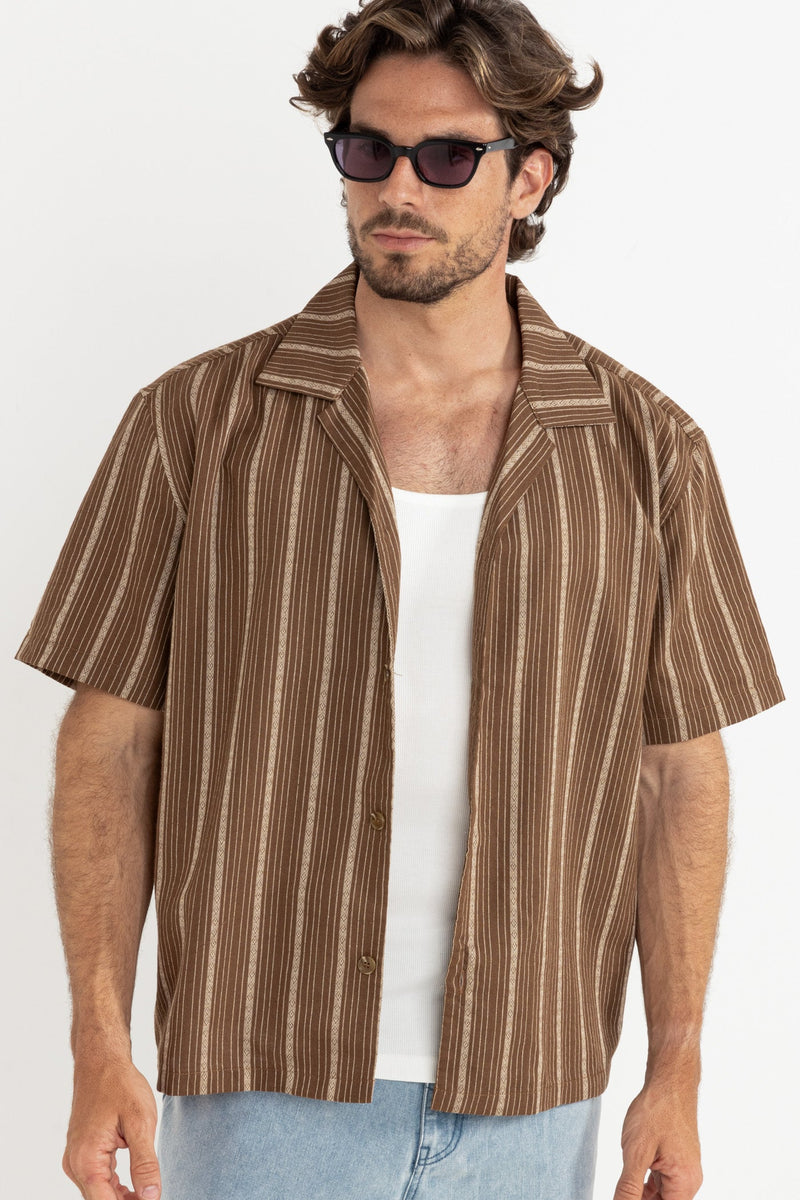 West Winds Stripe Ss Shirt Earth