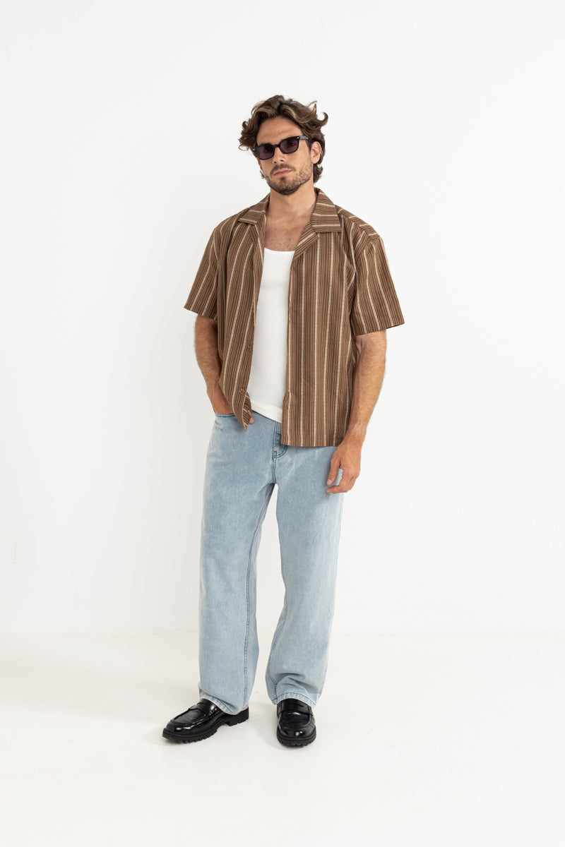 West Winds Stripe Ss Shirt Earth