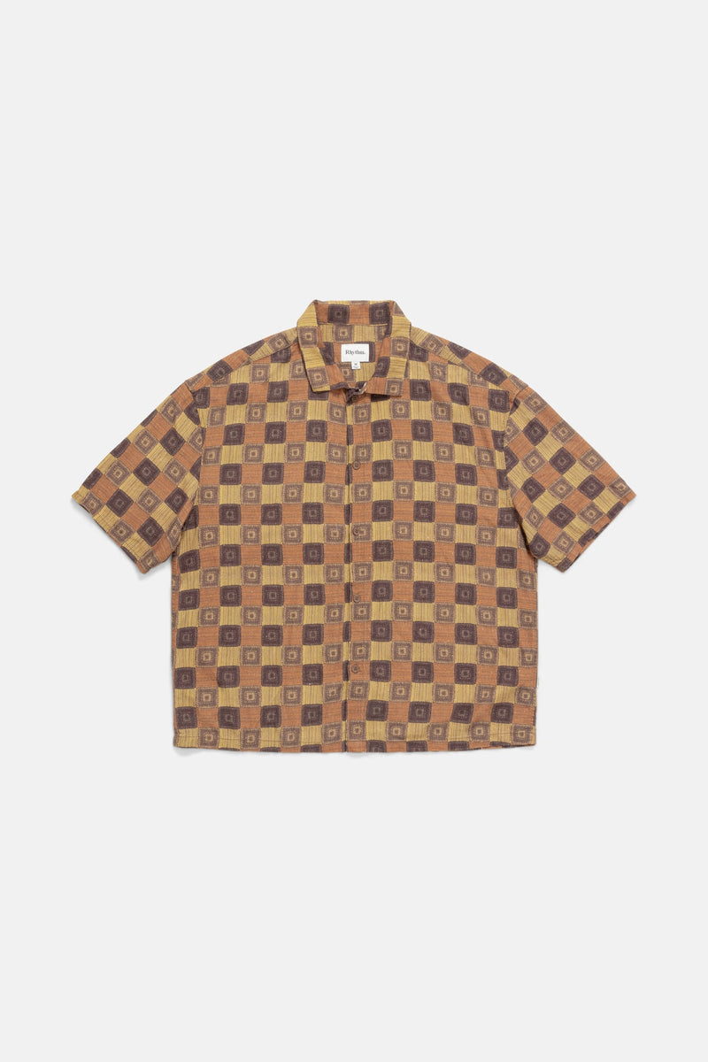 Racket Relaxed Ss Shirt Ochre