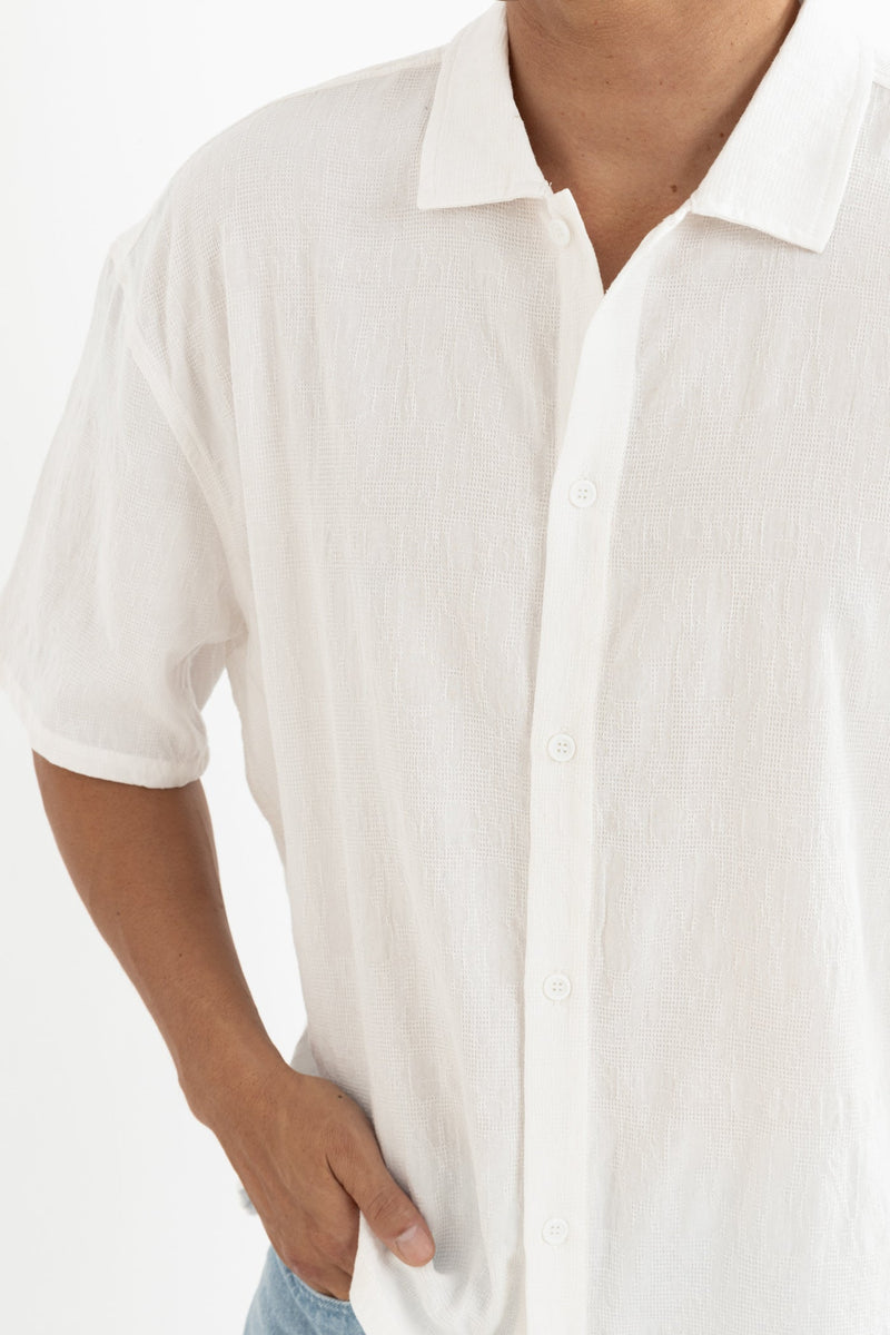 Reverb Relaxed Ss Shirt White