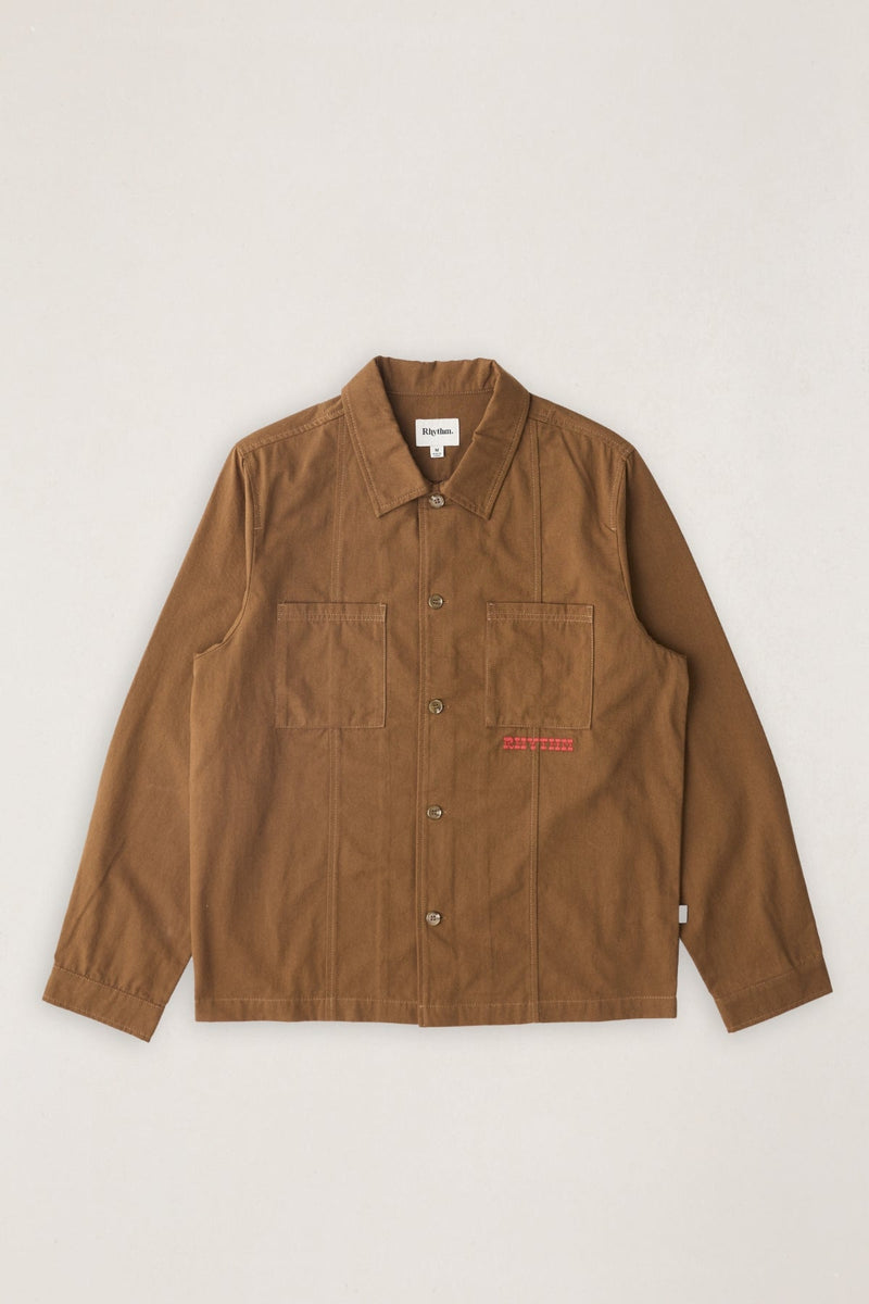 High Plains Ls Overshirt Brown