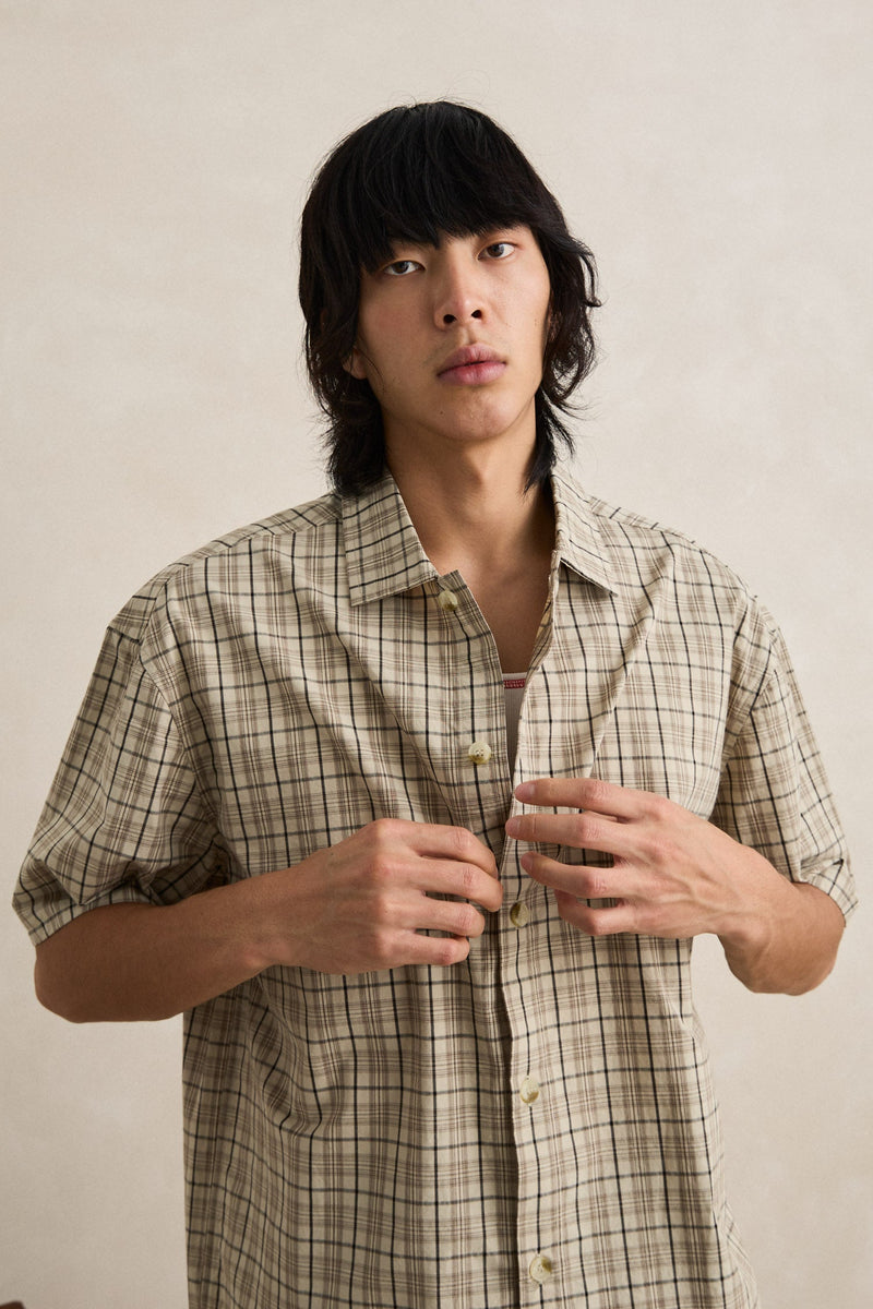 Longreach Relaxed Ss Shirt Cream