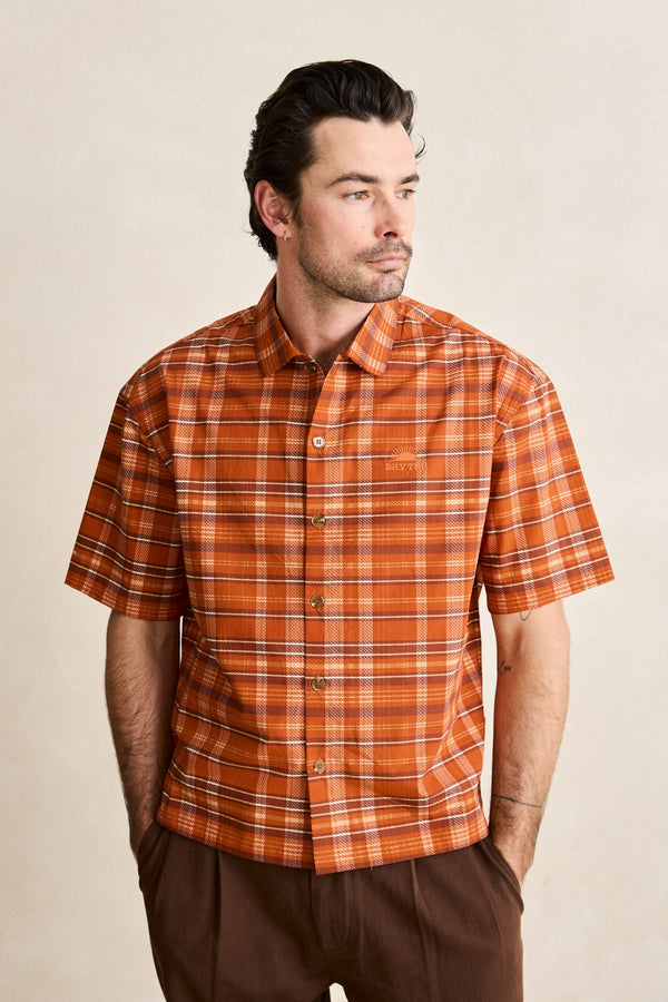 Heritage Bloom SS Shirt Tobacco