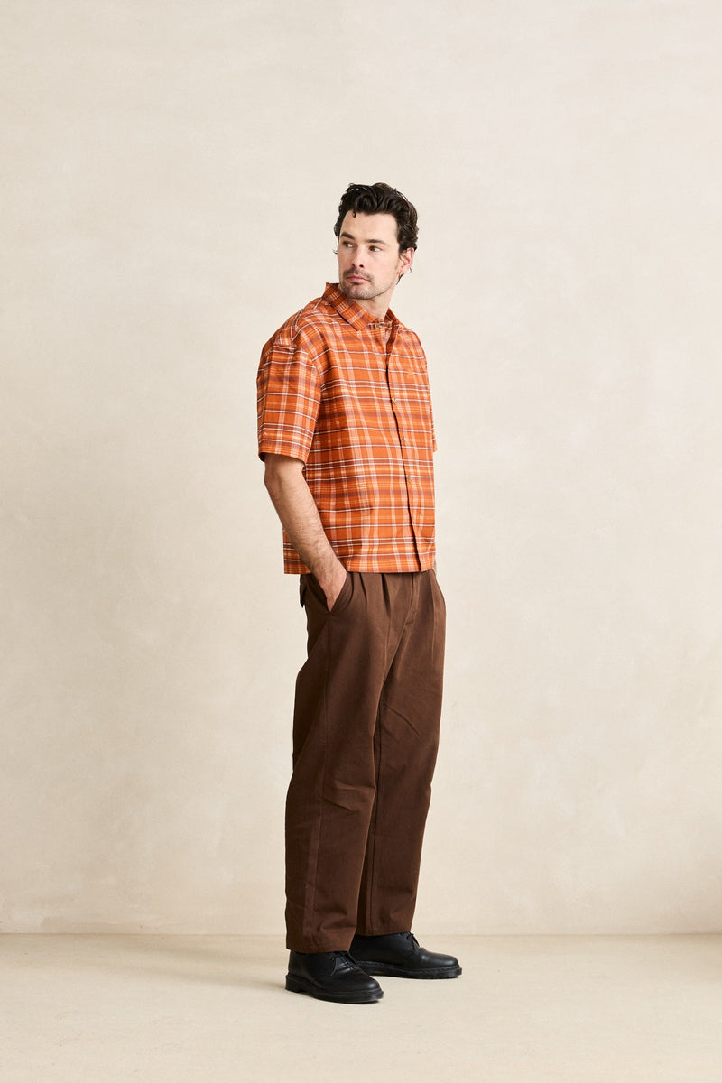 Heritage Bloom SS Shirt Tobacco