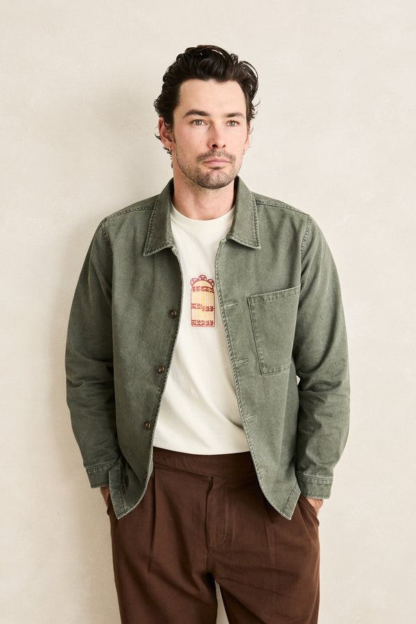 Field Guide LS Shirt Stone