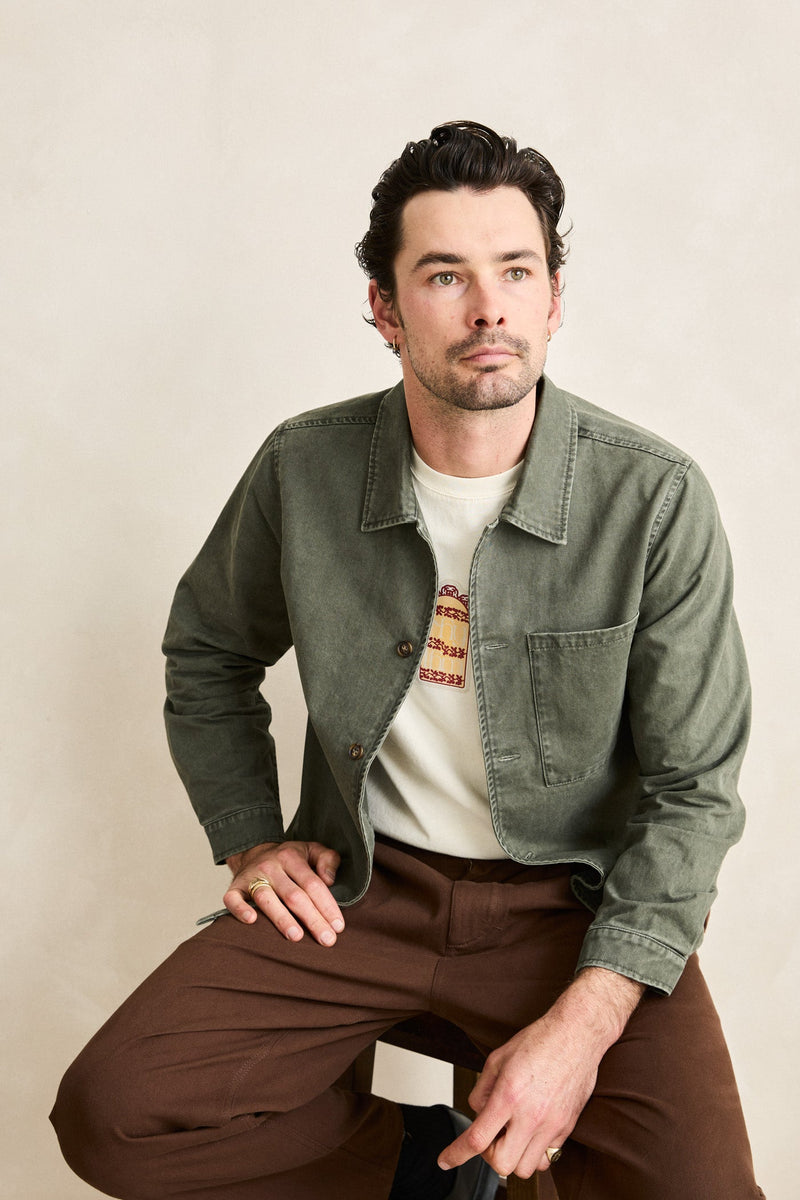 Field Guide LS Shirt Stone