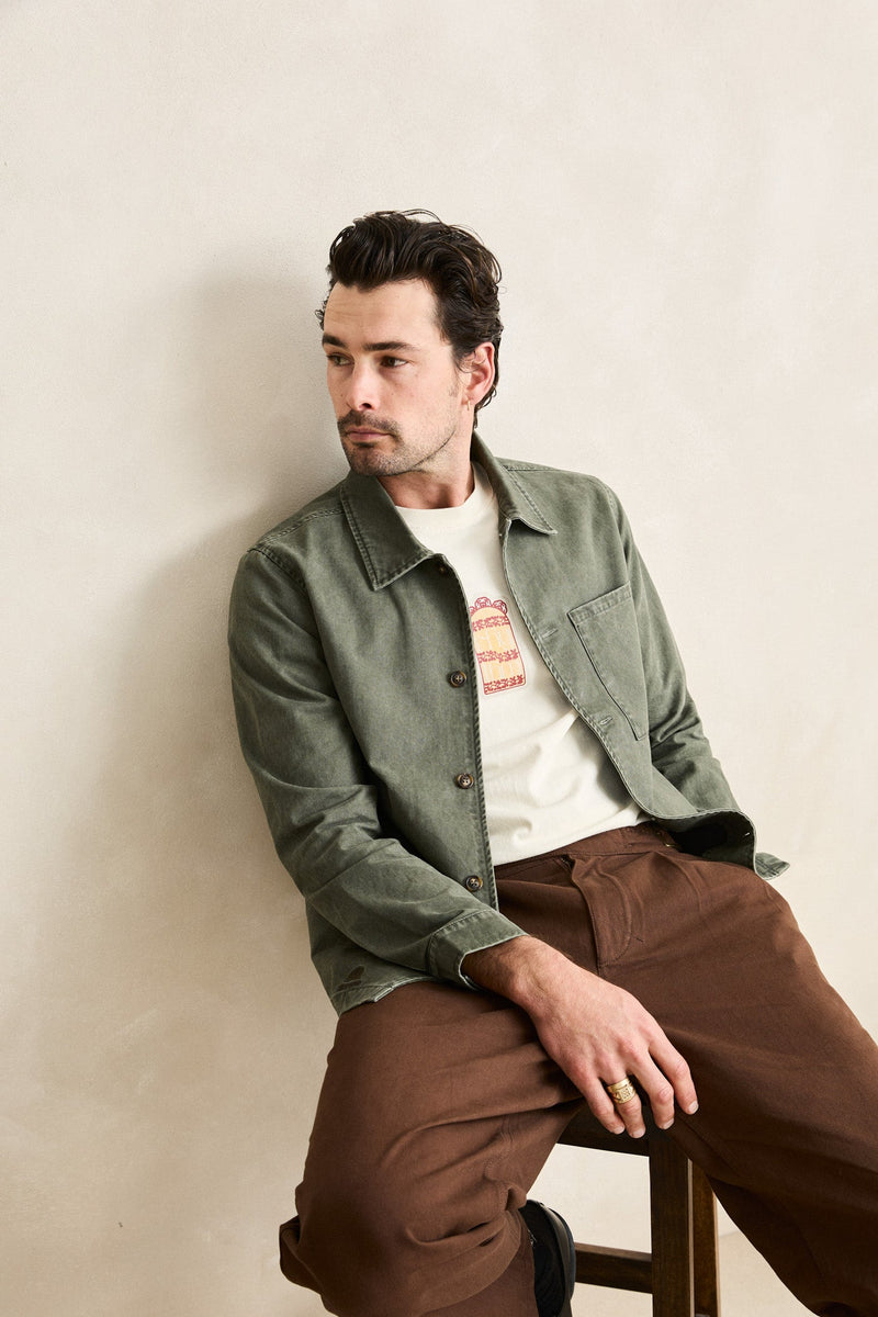 Field Guide LS Shirt Stone