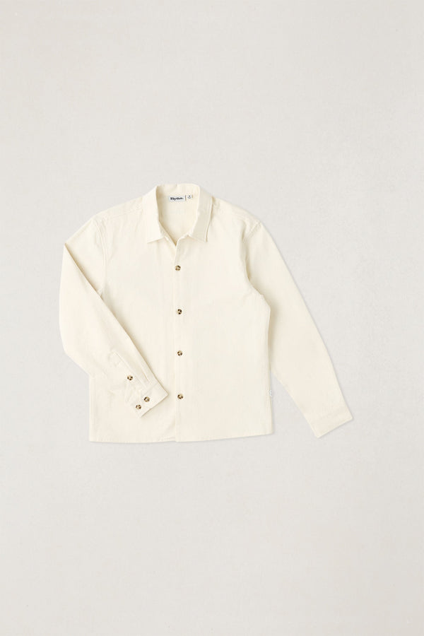 Tack Ls Shirt Off White