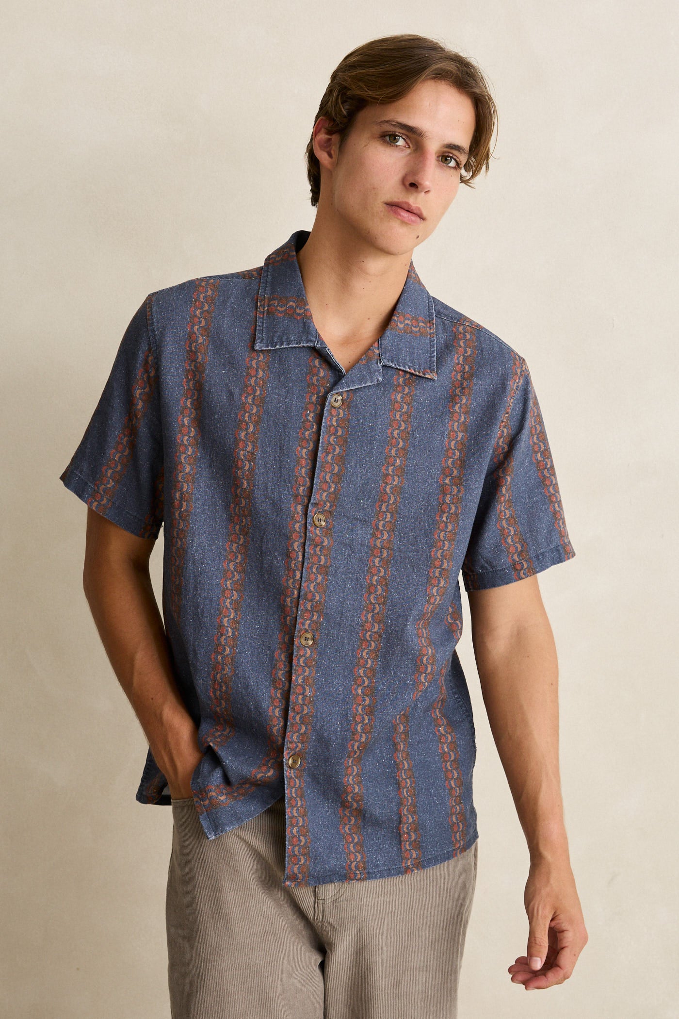 Tremolo Ss Shirt Blue – Rhythm US
