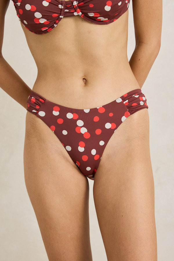 Focus Dot Soft Side Holiday Pant Poppy