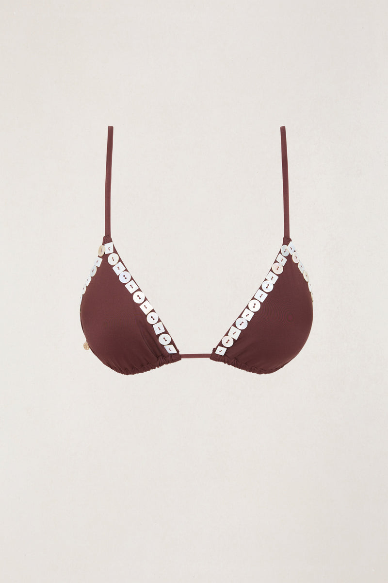 Petra Slide Tri Top Brown